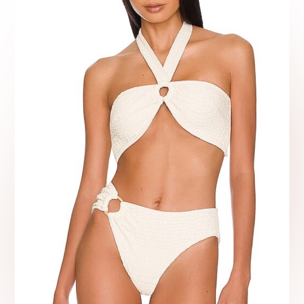 Revel Rey Bikini in Sandstone Croc